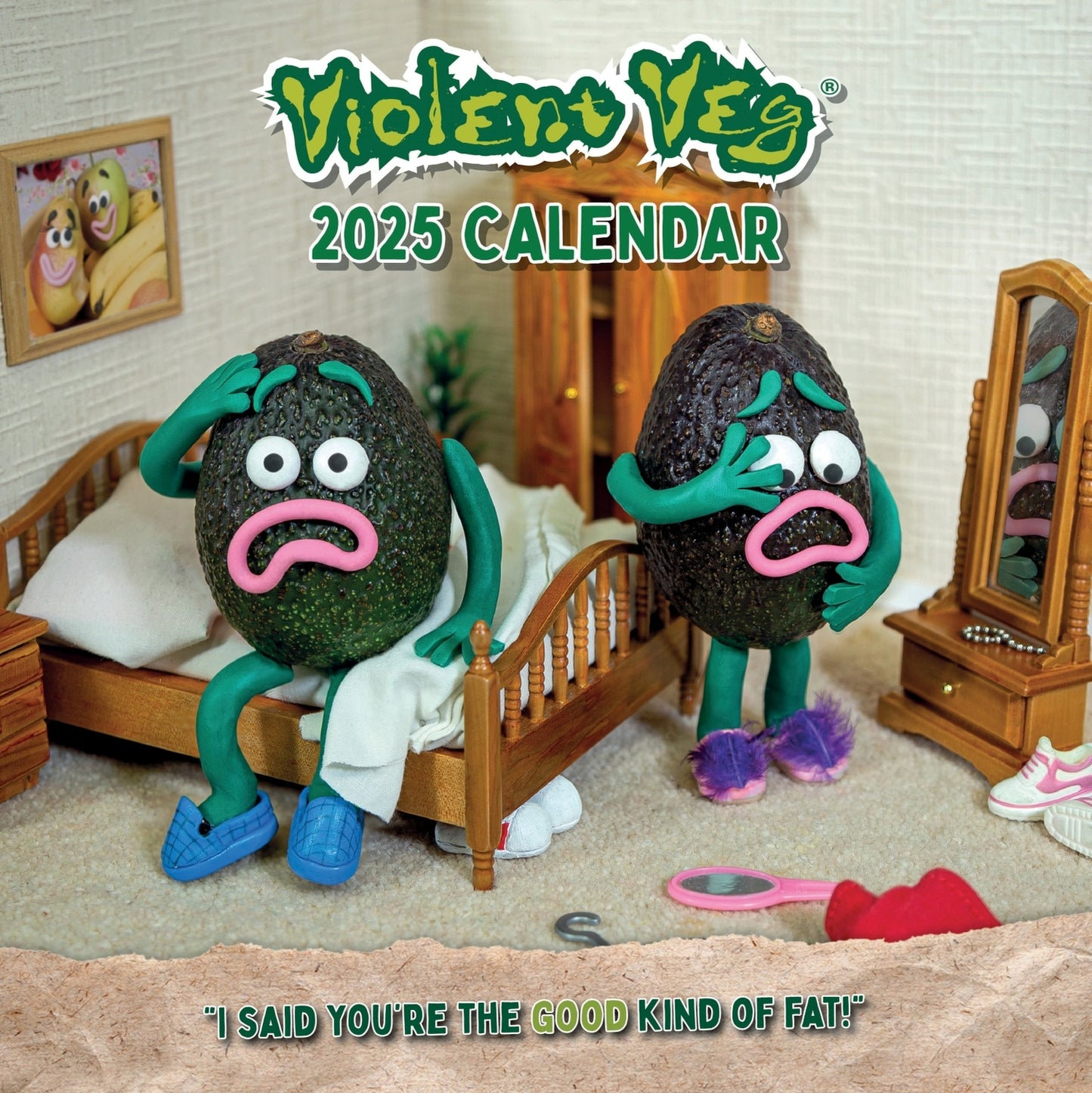 Violent Veg Wall Calendar 2025