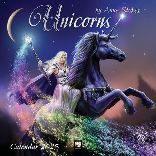 Anne Stokes Unicorns Wall Calendar 2025