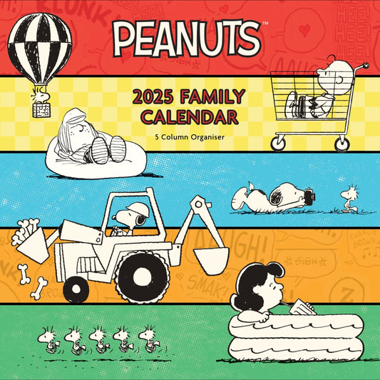 Peanuts Planner Wall Calendar Planner 2025