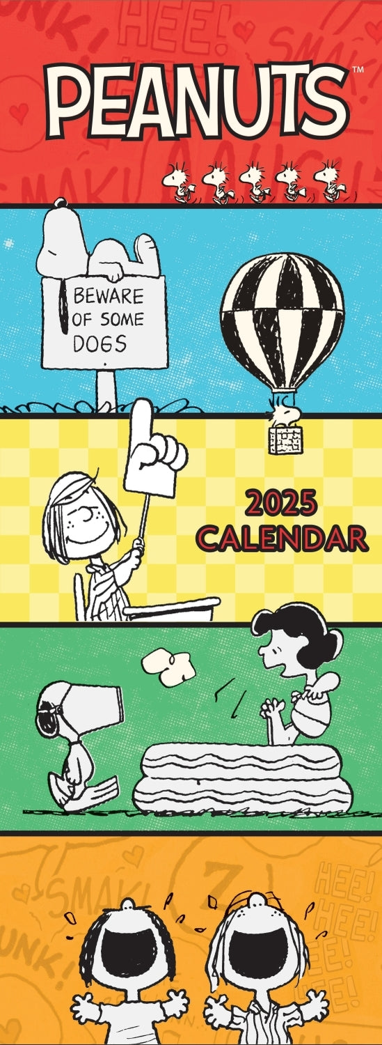 Peanuts Slim Calendar 2025