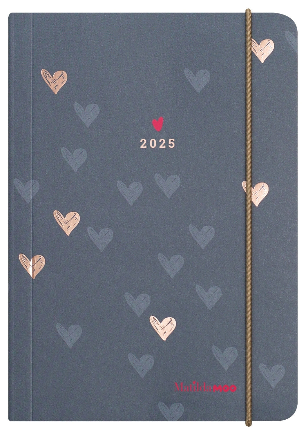 Matilda Moo Grey DAP A6 Flex Diary 2025