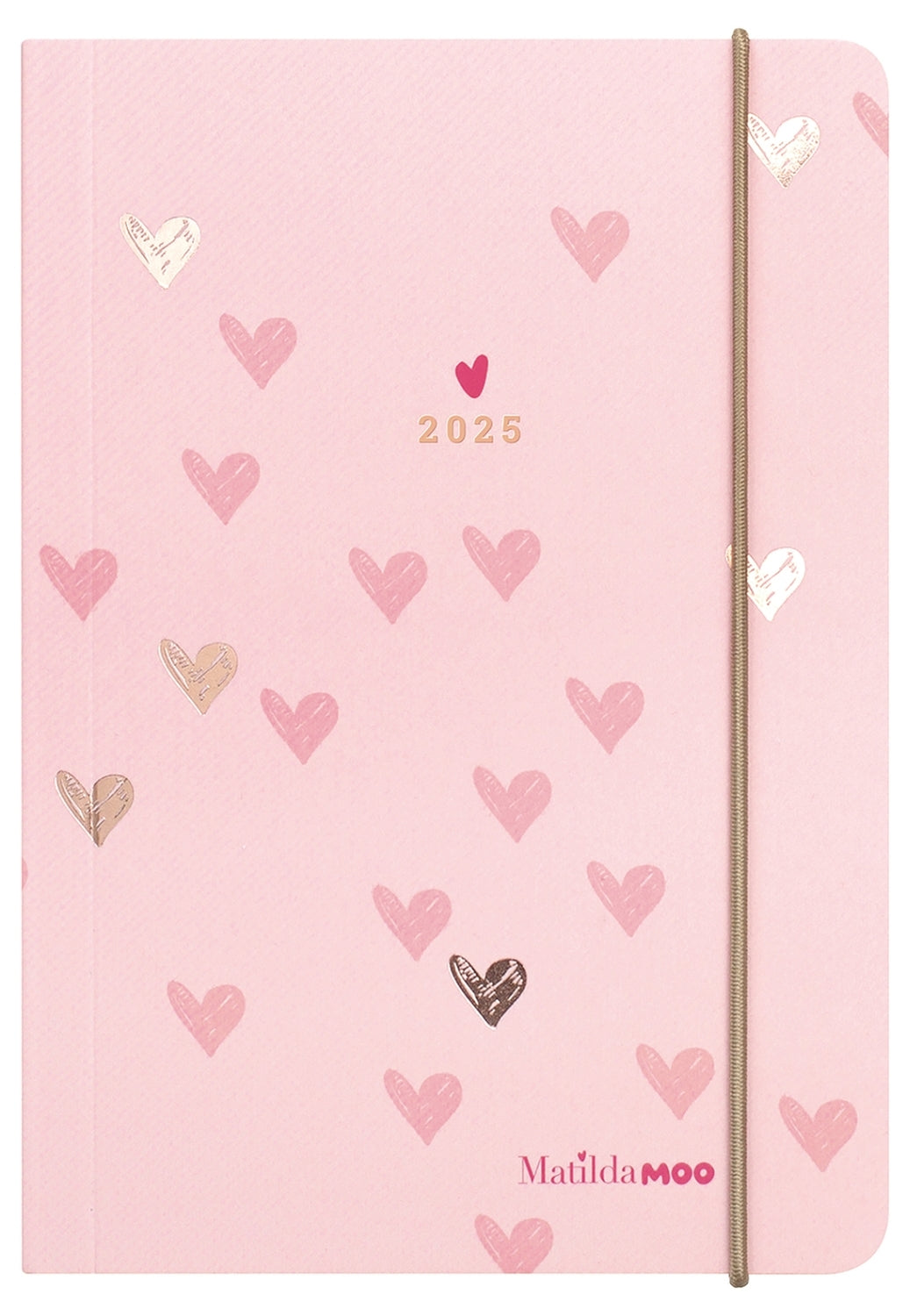 Matilda Moo Pink DAP A6 Flex Diary 2025