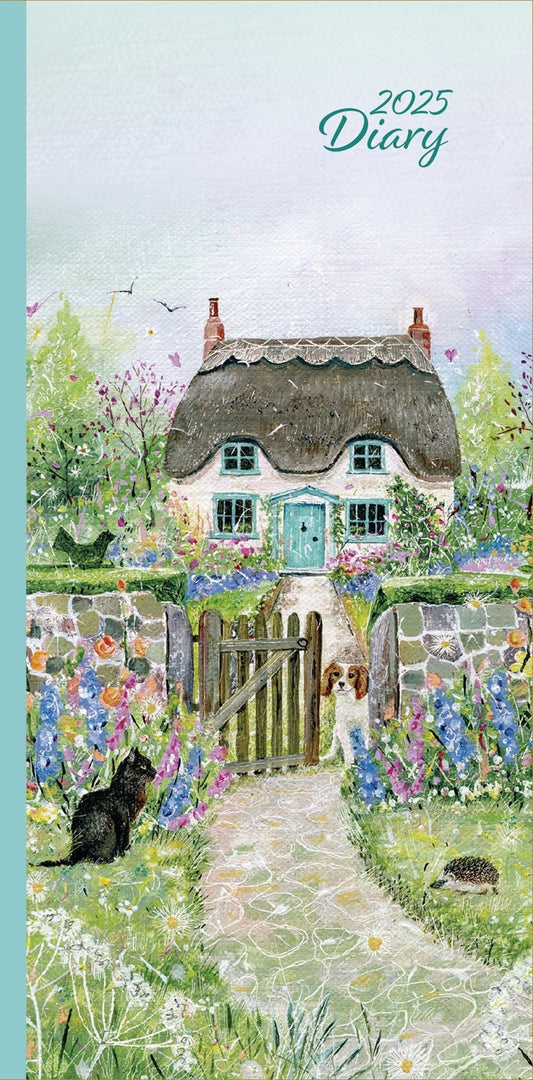 Fashion Diary Cottage Garden Slim Diary 2025