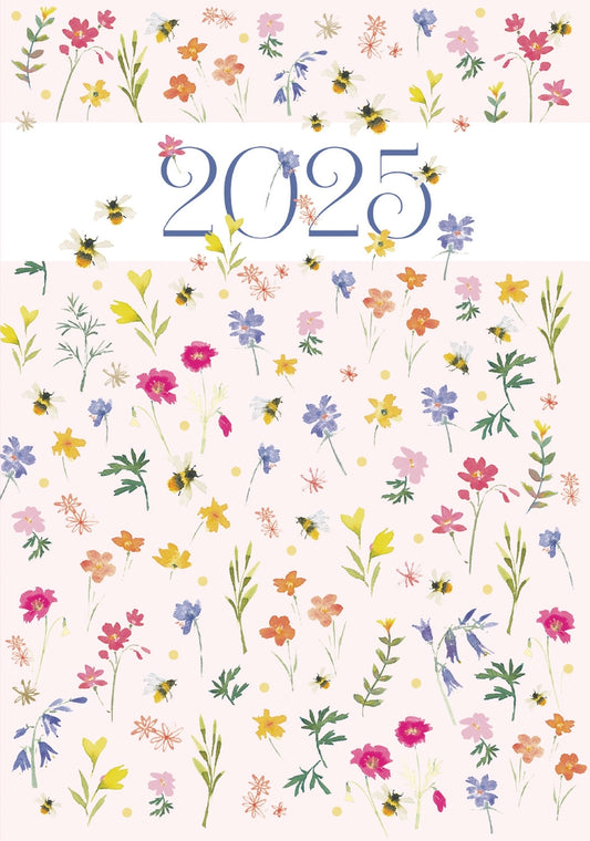 Fashion Diary Delicate Floral A6 Diary 2025