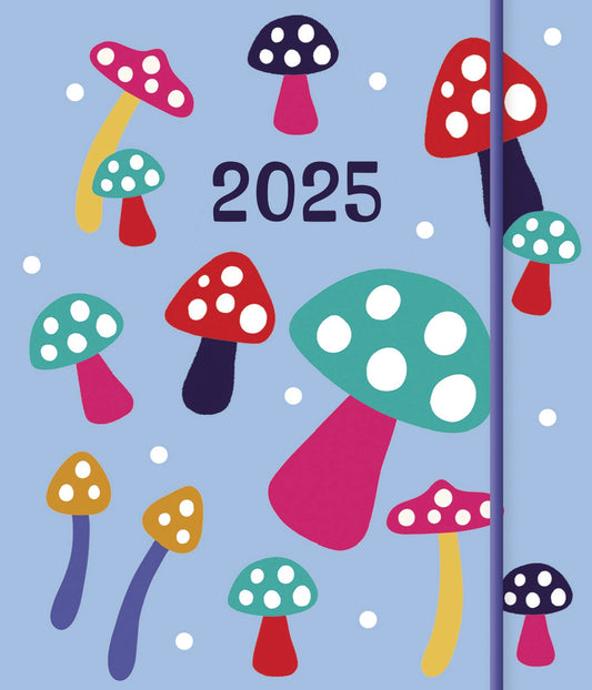 Fashion Diary Mushrooms Square Pocket Diary 2025