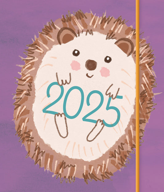 Fashion Diary Hedgehog Square Pocket Diary 2025