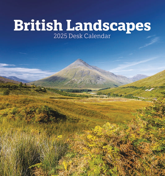 British Landscapes Desk Easel Calendar 2025