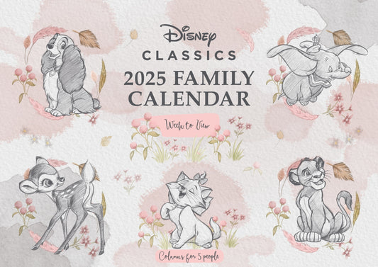 Disney Heritage WTV Planner A4 Calendar 2025