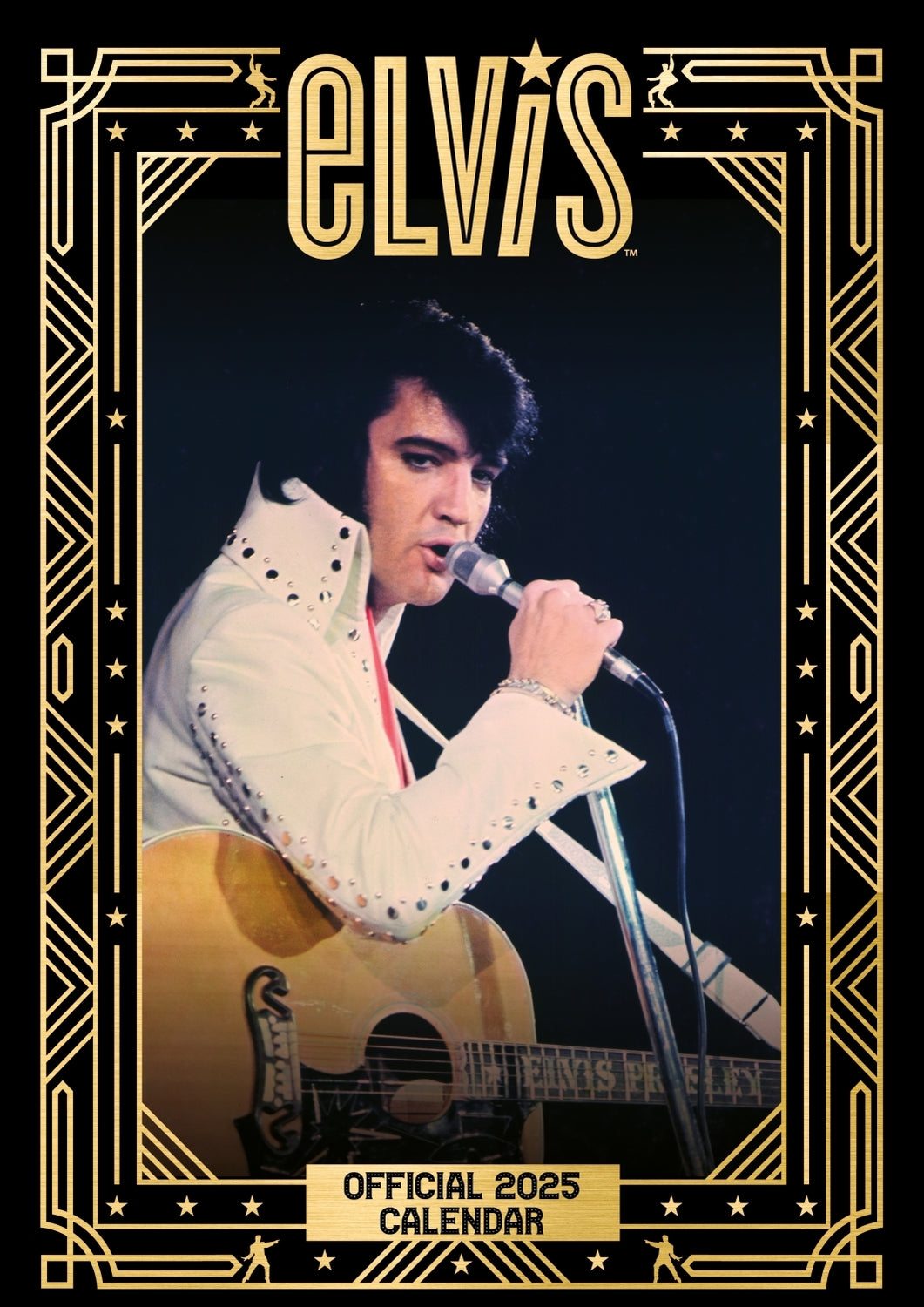 Elvis Presley A3 Calendar 2025