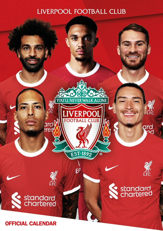 Liverpool A3 Calendar 2025