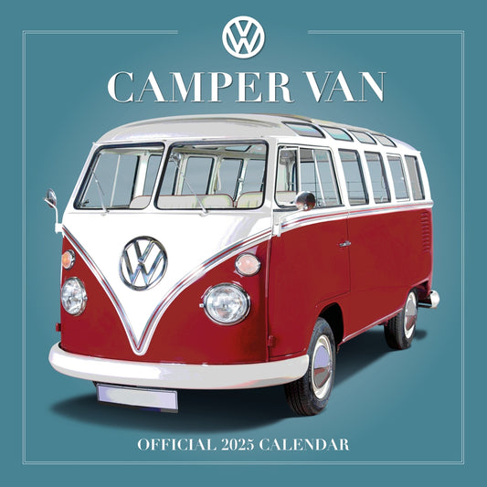 Volkswagen Campers Wall Calendar 2025